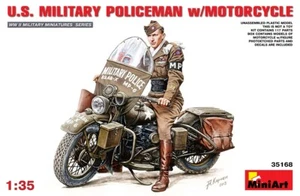 Miniart 550035168 - 1/35 WWII US Military Policeman W/Motocicletta - Nuovo - Foto 1 di 1