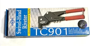 NCG Bahco Heavy Duty 360° Swivel Head Pop Rivet Riveter Gun Aircraft Tools TC901 - Bild 1 von 1