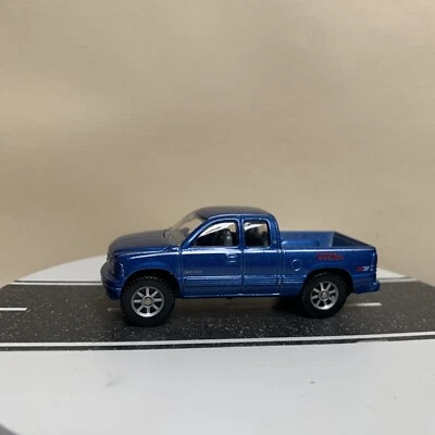 Maisto Tonka Chevy Silverado Pickup Truck Z71 GMT800 Blue Metallic 1:64 Scale NM - Image 1 of 4