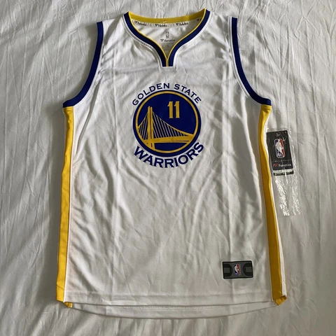 Fanatics Golden State Warriors Klay Thompson Swingman White Jersey Youth Size XL Cover