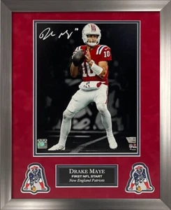 Drake Maye Patriots Signed Autographed 16x20 Photo Fanatics Authenticated - Picture 1 of 1