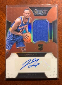 Jerian Grant 2015-16 Select Prizm Bronze Auto Jersey 1/1 RPA RC 1/49 #RA-JGT - Picture 1 of 2