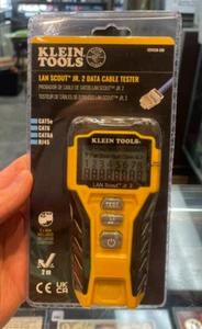 Klein Tools VDV526-200 LAN Scout JR 2 Data Cable Tester Factory Sealed - Afbeelding 1 van 4