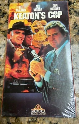 Vintage Keaton's Cop VHS Factory Sealed Lee Majors Abe Vigoda Don Rickles RARE - Image 1 of 4