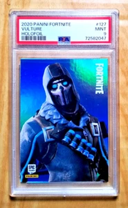 2020 Panini Fortnite VULTURE #127 Holo Foil PSA 9 Mint USA - Picture 1 of 2