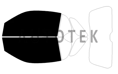 Película precortada ventanas delanteras de 2 puertas cualquier pantalla de tinte para Smart ForTwo cupé 2001-2007 Foto 1 de 4