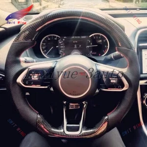 Volante de fibra de carbono esqueleto para Jaguar F-PACE I-PACE XE XF 2018+ - Imagen 1 de 11