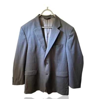 Blazer Abrigo Chaqueta Hombre Gianfranco Ruffini Italia 100% Lana Talla 43R Carbón Foto 1 de 4
