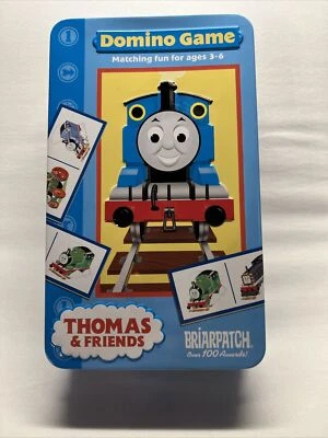 Thomas The Train & Friends Dominos, Tin Box Ages 3 & up, Briarpatch, Matching - Image 1 of 4