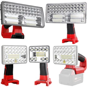 40W Cordless LED Work Light for Milwaukee 18V Li-Ion Battery Handheld Flashlight - Picture 1 of 36