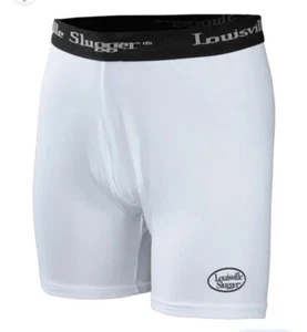 Pantalones Cortos Deslizantes de Compresión M Para Mujer LOUISVILLE SLUGGER Softbol Blancos - Imagen 1 de 9