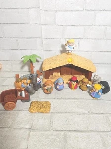 Belén Fisher Price Little People A Christmas Story Works No Baby Jesus - Imagen 1 de 8