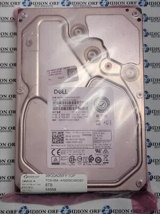 DELL 8TB 3.5" SAS HDD 7200 RPM MG06SCA800EY, GRADE A, SKU 17471 - Afbeelding 1 van 2