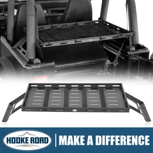 Hooke Road Cargo Rack Luggage Storage Carrier For 1987-2006 Jeep Wrangler YJ TJ - Picture 1 of 17
