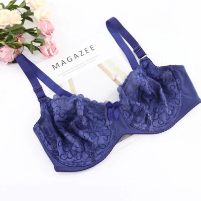 Mens Bras Sissy Brassiere 36-54AA ABCDE Crossdresser Sexy Lingerie Lace Bralette - Image 1 of 4