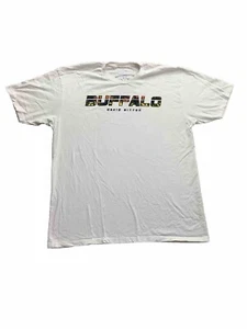 T-shirt uomo Buffalo David Bitton taglia XL tramonto spellout palme - Foto 1 di 4