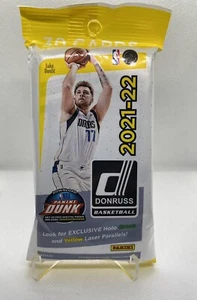 2021-22 Panini NBA Donruss Basketball Cello Fat Pack 30 cards (1x) NEW SEALED!๐บ - Picture 1 of 4