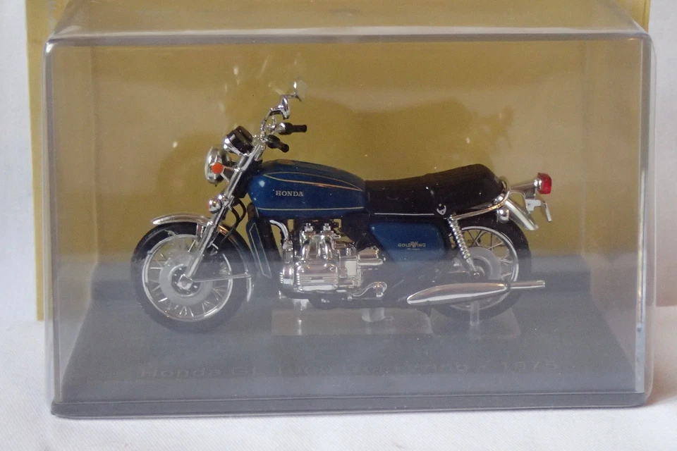 MOTO HONDA GL1000 GOLD WING 1975 1/24 série les grandes motos classiques  ALTAYA - Photo 1/1
