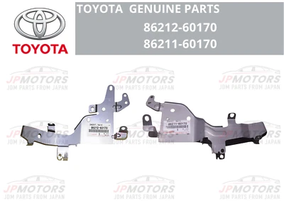 TOYOTA Lexus GX470 UZJ120 2003-2007 OEM Genuine Radio Bracket Set, No.1 & No.2 - Imagem 1 de 4