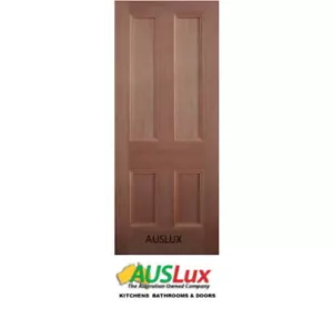 4 flat panel colonial beading solid timber internal external door many sizes - Picture 1 of 2