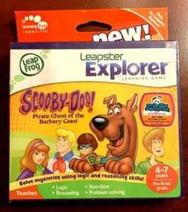 LeapFrog LeapPad Explorer Learning: Scooby Doo - Math, Leap Pad 1 2 3 GS Ult NIB - Picture 1 of 2