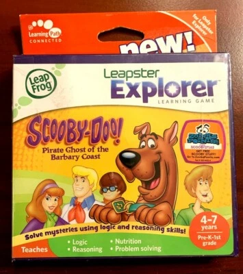 LeapFrog LeapPad Explorer Learning: Scooby Doo - Math, Leap Pad 1 2 3 GS Ult NIB - Image 1 of 2