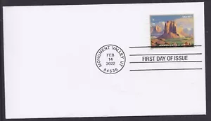 US 5666 Priority Mail Monument Valley CDS FDC 2022 - Picture 1 of 1