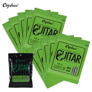 10 Pcs Orphee TX-2 Single String for Acoustic Folk Guitar 2nd B-String (.014) - Picture 1 of 11