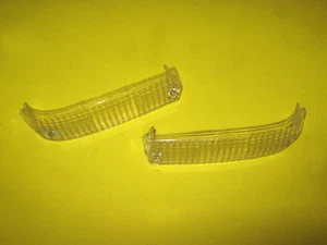 Alfa Romeo Alfasud TI, 1 & 2 series, Carello front turn signal clear lenses. New - Picture 1 of 1