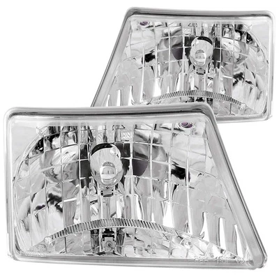 Juego de faros de cristal cromado Anzo USA 111037 para Ford Ranger 98-00 Foto 1 de 2