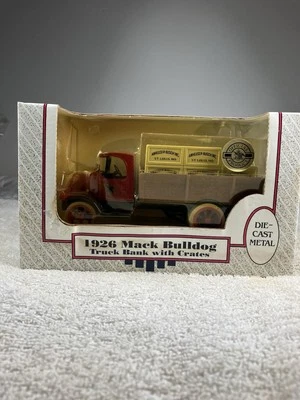 ERTL 1:38 Anheuser-Busch 1926 Mack Bulldog Truck Die Cast Metal Coin Bank NIB - Image 1 of 4
