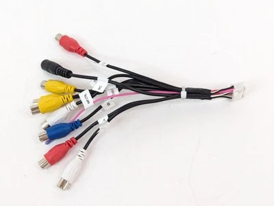 Dual RCA Cables Pre-Amp Outputs, Video Input DV1014BH, DV714BH - Image 1 of 4