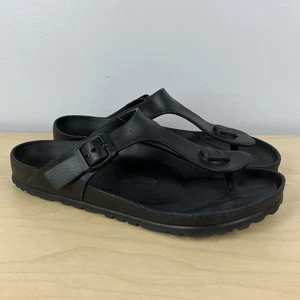 Sandali infradito Birkenstock donna taglia 38/7.0 Gizeh EVA triplo nero infradito - Foto 1 di 10