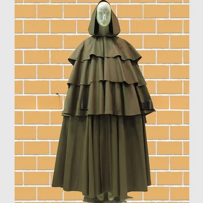 Nuevo abrigo verde con capa de lana alemana estilo Inverness personalizado Foto 1 de 4