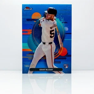 GRANT McCRAY - 2025 Topps Finest - Sky Blue Uncommon - Giants - RC - 108/250 - Picture 1 of 2