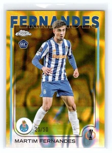 2024-25 TOPPS Chrome UCC 187 Martim Fernandes (FC Porto) – RC /50 - Picture 1 of 2