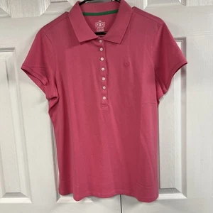 Izod Mujer Talla XL Polo Rosa, Algodón Spandex - Imagen 1 de 3
