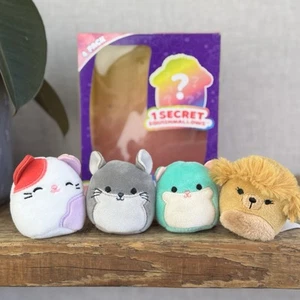 Squishmallow Squishville Best Buds Squad con scatola - Pacchetto criceto gatto topo 2" - Foto 1 di 4