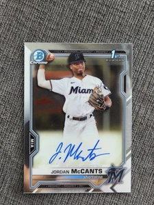 2021 Bowman Draft - Chrome Jordan McCants #BDC-26 (RC) - Picture 1 of 2