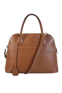 Hermes Damen Bolide 31 Clemence Leder goldfarbene Hardware goldfarbene Umhängetasche Hand - Bild 1 von 19