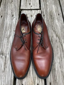 Zapatos de vestir vintage Stetson Oxford de cuero para hombre talla 11 marrón - Imagen 1 de 9