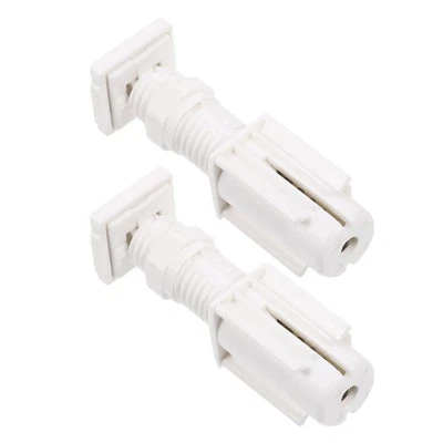  2 staffe di fissaggio per tende a lamelle - Clip di montaggio in plastica - Image 1 of 4