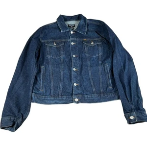 Polo Jeans Co Ralph Lauren Uomo Giacca Denim Taglia M Blu Scuro Made USA Vintage - Foto 1 di 16