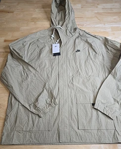 Chaqueta con Capucha Nike Club Tejido Bandon Cremallera Completa FN3108-247 Para Hombres Talla XXL - Imagen 1 de 7
