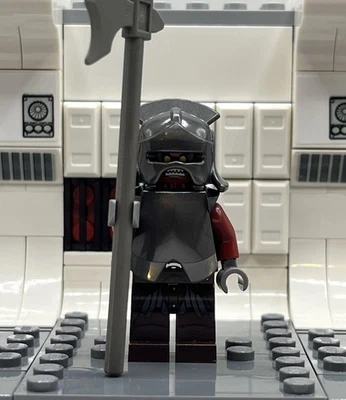 LEGO Uruk-hai Lord of the Rings Minifigure lor008 Helm's Deep 9474 - Image 1 of 4