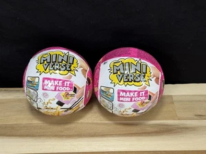 ✅Set Of 2 ✅MGA’s ✅Miniverse Make It Mini Food ✅Diner Series 2 ✅Sealed Ball - Picture 1 of 10