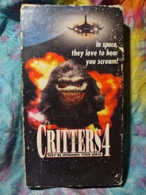 Critters 4: They're Invading Your Space 1992 VHS Sci-Fi Horror Cult RARE - Image 1 of 3
