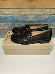 Bruno Magli Men’s Desi 82010 sz 8.5 M Dress Shoes Black Leather Made In Italy - Picture 1 of 10