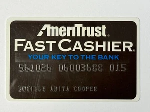 AmeriTrust Fast Cashier Bank Card▪️Rare▪️Your Key to the Bank▪️Unsigned▪️USA - Picture 1 of 2