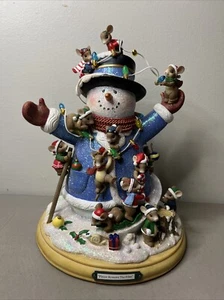 Bradford Exchange A Charming Tails Weihnachten beleuchteter Schneemann - Bild 1 von 10